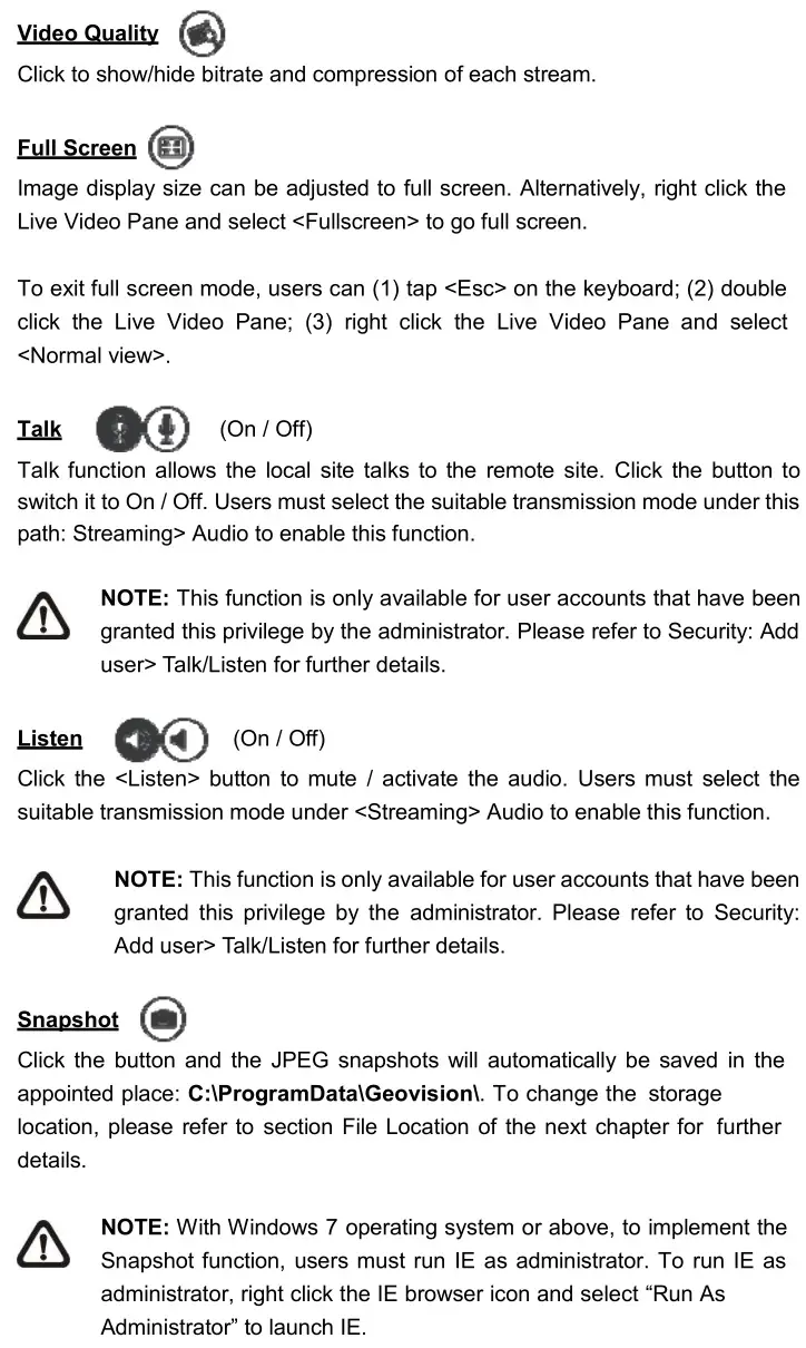 GeoVision GV-IP Speed Dome - Home Page 3