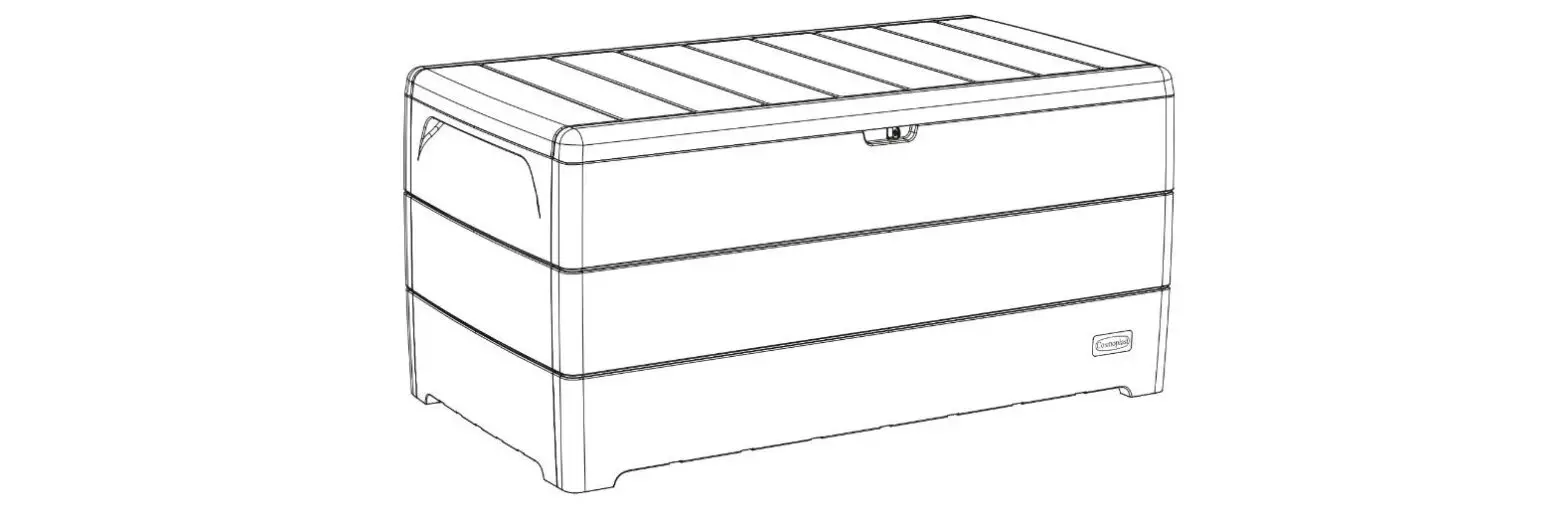 Cosmoplast Ifofcb006dw Storage Box 416l User Manual