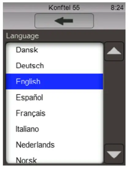 KONFTEL 910101071 55 Conference Phone - CHANGING LANGUAGES