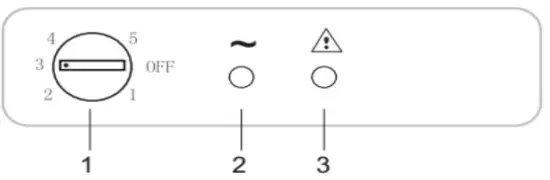 CANDY CFU 135 NEK N Integrated Undercounter Freezer - Control panel