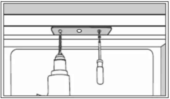 CANDY CFU 135 NEK N Integrated Undercounter Freezer - door