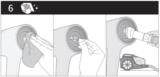 PHILIPS BHD514 Hair Dryer - Fig 4