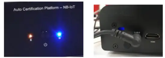 Connect power Adapter