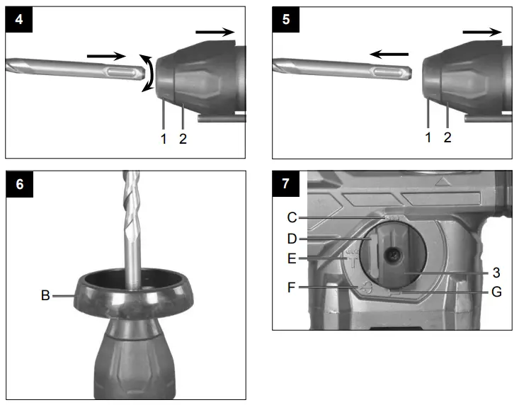 scheppach DH1300PLUS Hammer Drill - 2