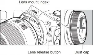 Attaching and Detaching the Lens