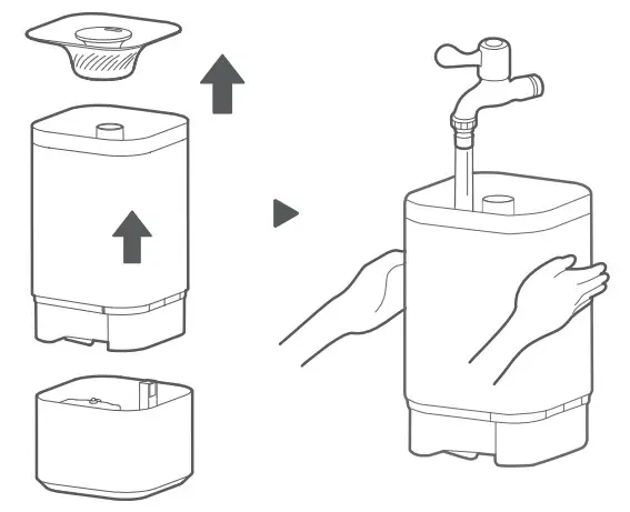 Dandy DBHR13211BDD1 5L Ultrasonic Top Fill Humidifier - WATER TANK 3