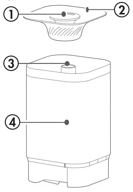 Dandy DBHR13211BDD1 5L Ultrasonic Top Fill Humidifier - features