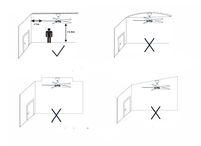 Rubine VENTO42 Ceiling Fan fig 10