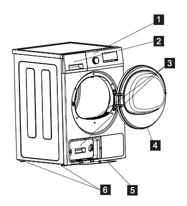 JOCEL JSR013965 Clothes Dryer 6
