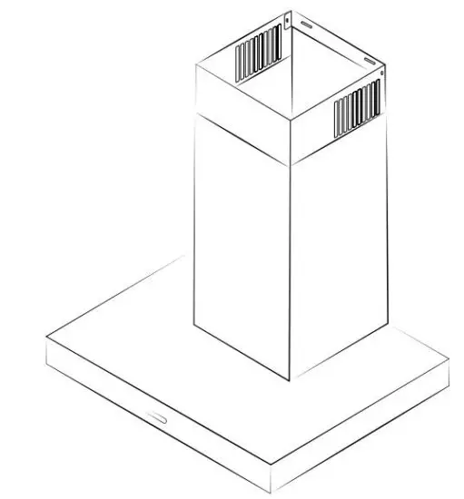 BRON Elite EW43 CHIMNEY RANGE HOOD