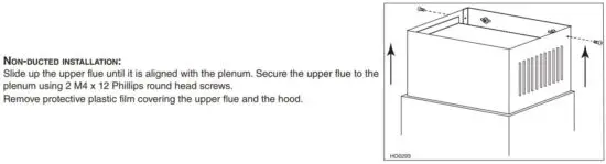FIG 15 INSTALL THE DECORATIVE FLUE