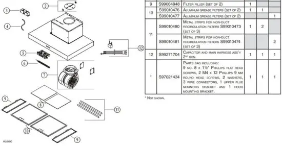 FIG 20 REPLACEMENT PARTS
