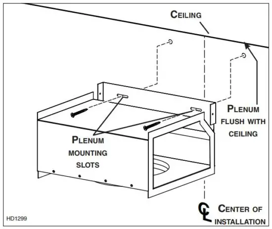 FIG 5 INSTALL PLENUM