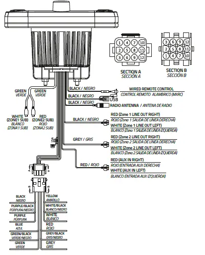 DS18 MRX2 Marine and Powersport Head Unit-02