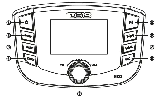 DS18 MRX2 Marine and Powersport Head Unit-04