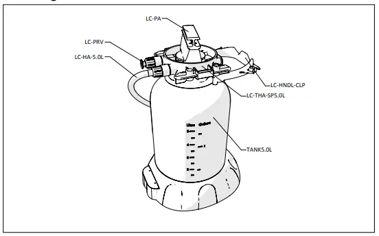 FOAMit SP5.0L 5 Liter Pump Up Spray Unit-fig2