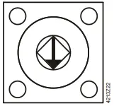 SIEMENS VAG61 2-port ball valve, externally threaded 2G
