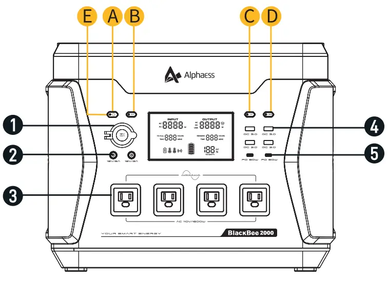 AlphaESS BlackBee2000 Portable Power Station - fig3