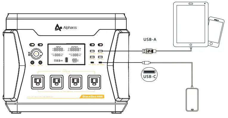 AlphaESS BlackBee2000 Portable Power Station - fig8