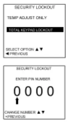 BARD THERMOSTAT Menu Driven Display 1120-445 5