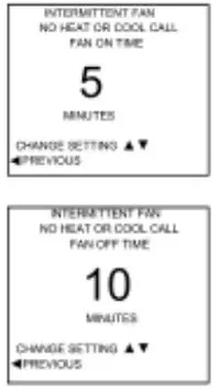 BARD THERMOSTAT Menu Driven Display 1120-445