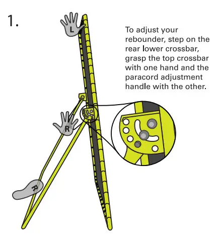 RUKKET SPORTS RBND700 Portable Adjustable Tennis Trainer Rebound Practice Net - fig 14