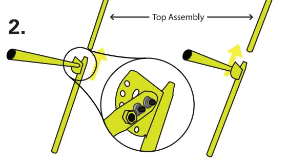 RUKKET SPORTS RBND700 Portable Adjustable Tennis Trainer Rebound Practice Net - fig 2