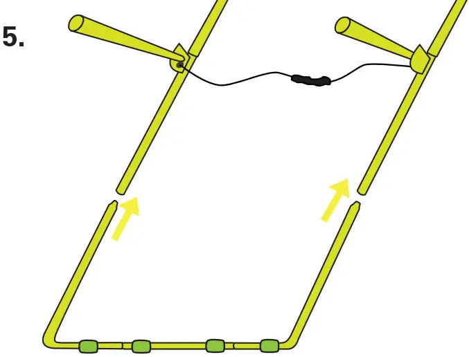 RUKKET SPORTS RBND700 Portable Adjustable Tennis Trainer Rebound Practice Net - fig 5