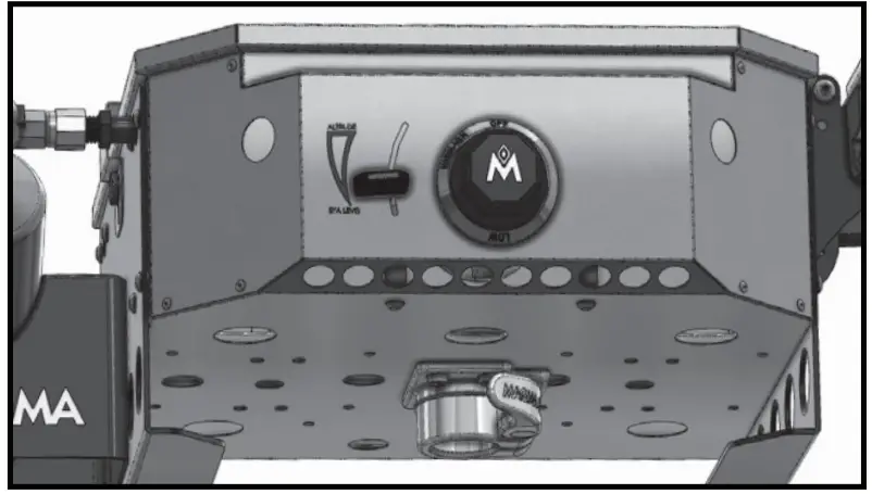 MAGMA T10 348 Quad Pod Mount Stand - fig 1