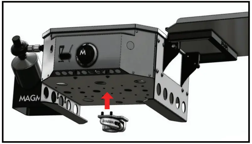 MAGMA T10 348 Quad Pod Mount Stand - fig