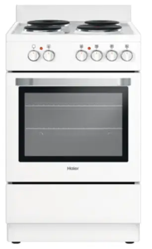 Haier HOR54B5MCW1 54cm 4 Elements Solid Hotplate Freestanding Cooker