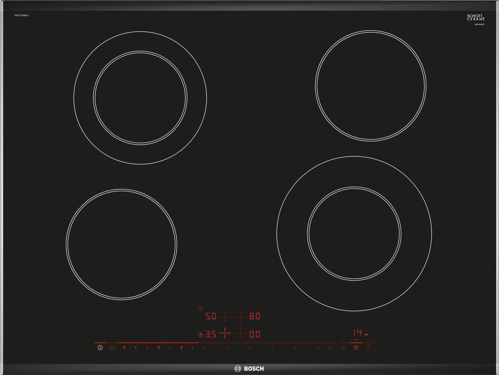 BOSCH PKG775DB1A 70cm Serie 8 Ceramic Cooktop