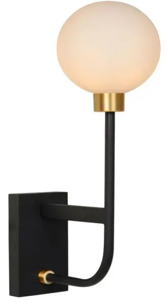 LUCIDE 30266-01-30 Berend Wall Light Bathroom