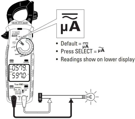 FIG 11 AC DC Microamps