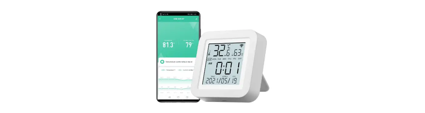 Haozee Th06 Wifi Temperature And Humidity Sensor-user Guide