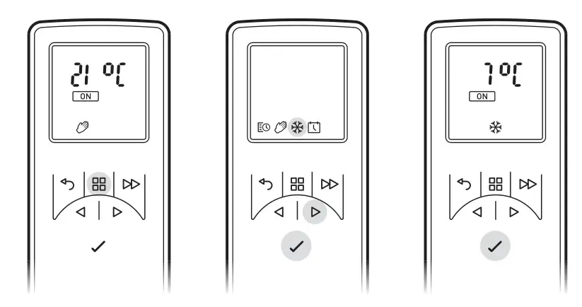 DC Dimplex Chassis Electric Fire Burner - Choosing and Setting a Mode 2