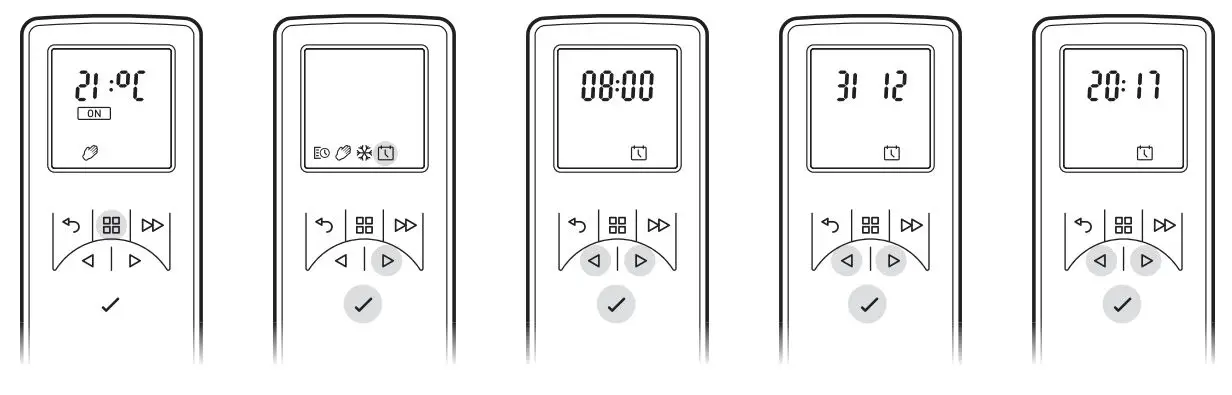 DC Dimplex Chassis Electric Fire Burner - Setting the Date and Time