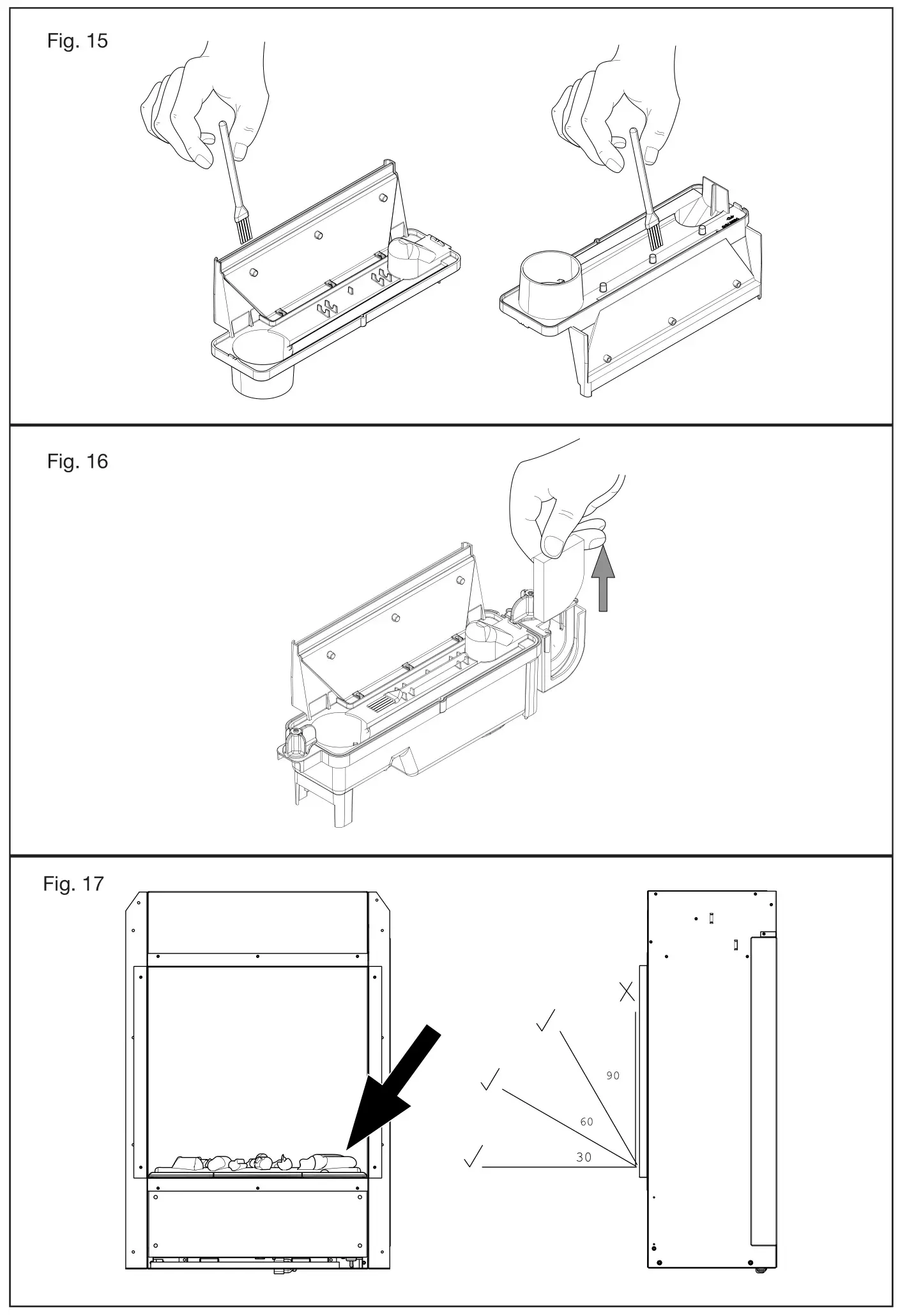 DC Dimplex Chassis Electric Fire Burner - fig15-fig17