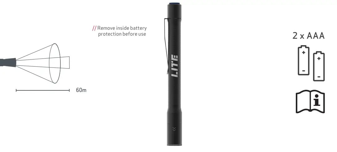 SCANGRIP LITE 03.5150 PEN LITE A Super Bright 100 Lumen Penlight - 1