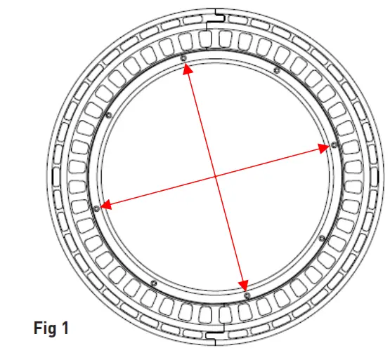 Knightsbridge HBLR2 HBL 80 Reflector LED 462mm - fig