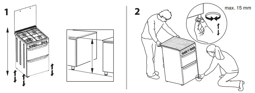 Hotpoint HDM67G8CCB UK 60cm Dual Fuel Double Cooker - CLEANING AND MAINTENANCE 6