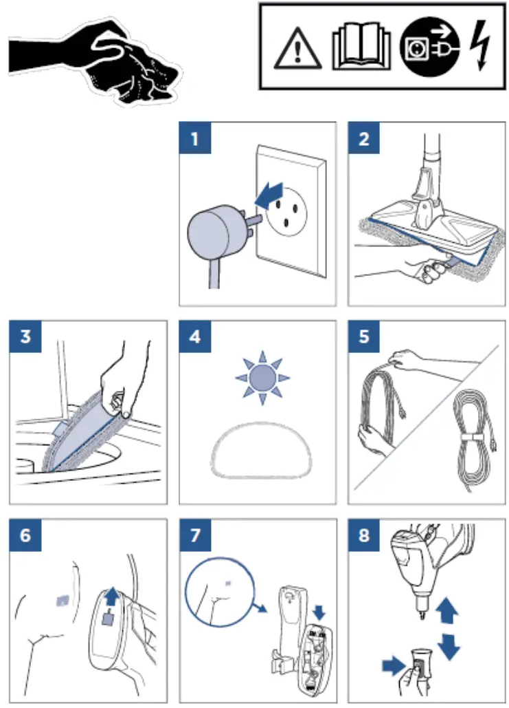 BISSELL 2075A PowerMesh Slim Steam Mop - fig 13