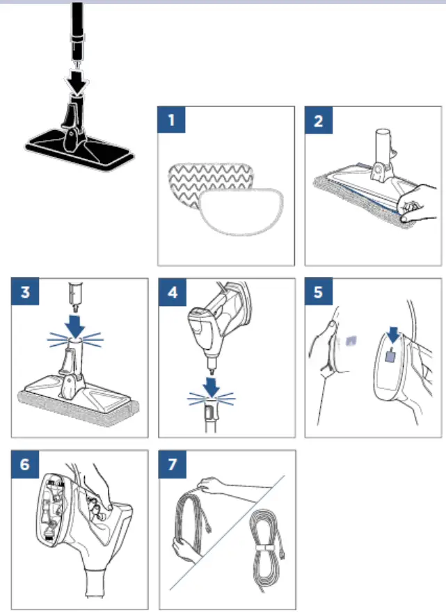 BISSELL 2075A PowerMesh Slim Steam Mop - fig 5