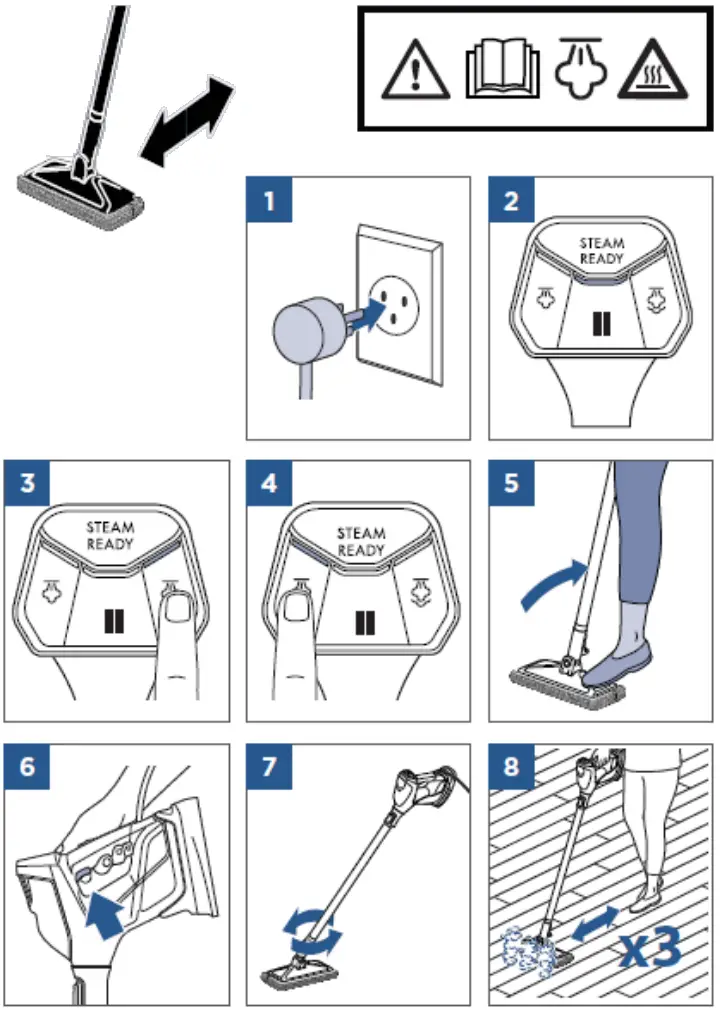 BISSELL 2075A PowerMesh Slim Steam Mop - fig 8