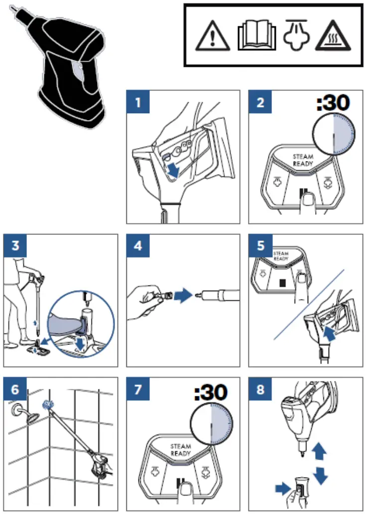 BISSELL 2075A PowerMesh Slim Steam Mop - fig 9