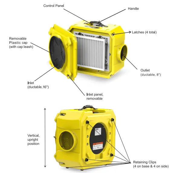 ALORAIR HEPA550 CleanShield HEPA - features