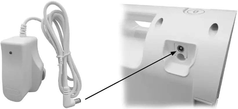 CHARGE THE BATTERY FOR 16 HOURS BEFORE USE. For the first 6 hours, the bottom light will flash green. After 6 hours the first light will become a steady green and the second light will start flashing. Charging cycle continues until lights are lit. Then after 16 hours the charge is complete with the top light flashing and other 3 will be off.