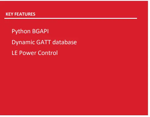 SILICON LABS 21Q2 Bluetooth Features Lab 1