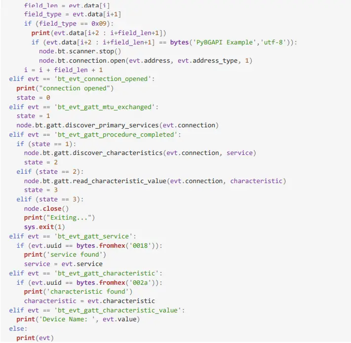 SILICON LABS 21Q2 Bluetooth Features Lab 10