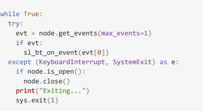 SILICON LABS 21Q2 Bluetooth Features Lab 6